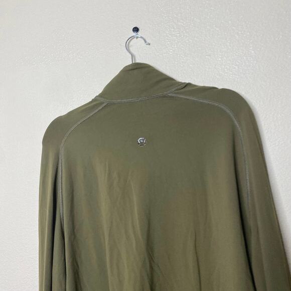 Lululemon Men's Olive Green Full-Zip Athletic Activewear Jacket Sz Large - Picture 5 of 12